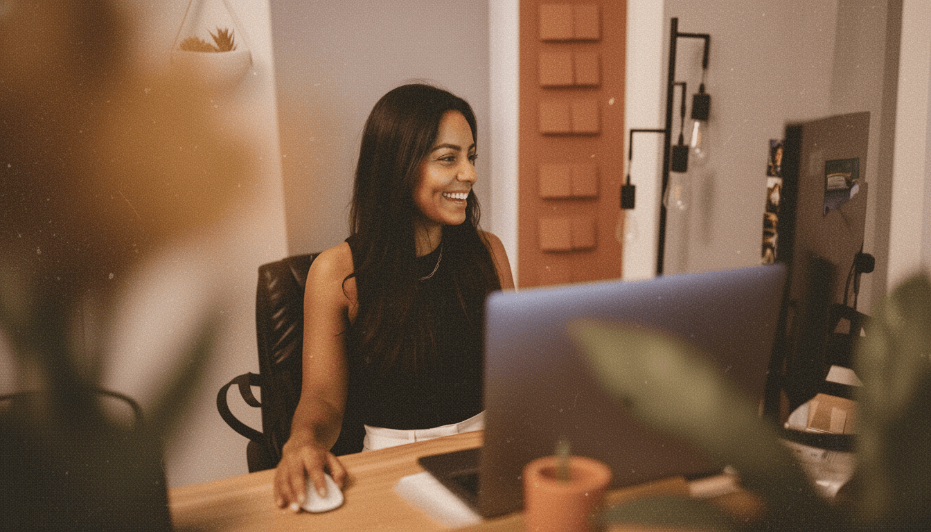 Our process - From first call to live site in 45 days Hotel website agency consultant on a discovery call with a hotel client